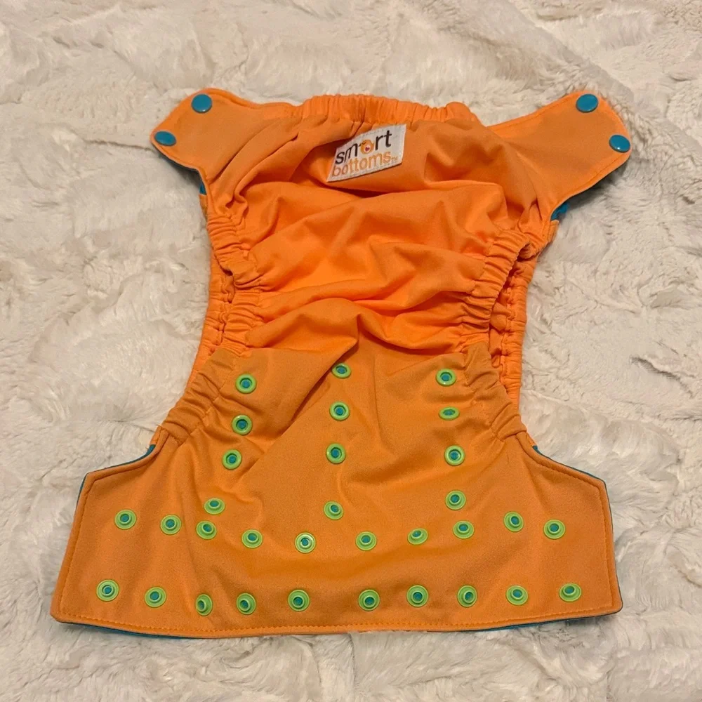 Smart Bottoms Orange Cloth Diaper
